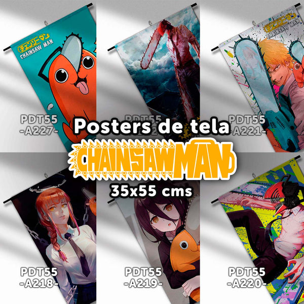Posters de tela Anime 35x55 cms
