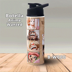 B-W000 Wanted Mugiwaras Botella (One Piece)