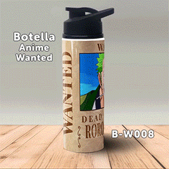 B-W008 Wanted Zoro Botella (One Piece)