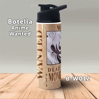 B-W012 Wanted Luffy Botella (One Piece)