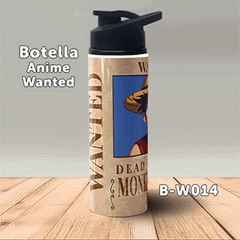 B-W014 Wanted Luffy Botella (One Piece)