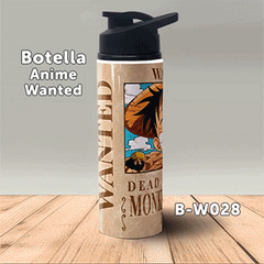 B-W028 Wanted Luffy Botella (One Piece)