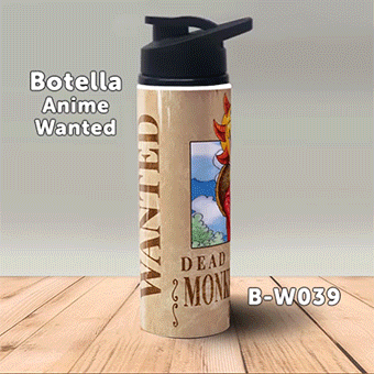 B-W039 Wanted Luffy Botella (One Piece)