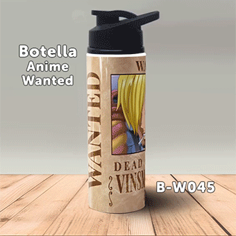 B-W045 Wanted Sanji Botella (One Piece)