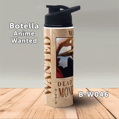 B-W046 Wanted Luffy Botella (One Piece)