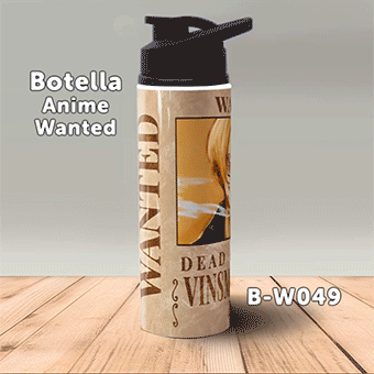 B-W049 Wanted Sanji Botella (One Piece)