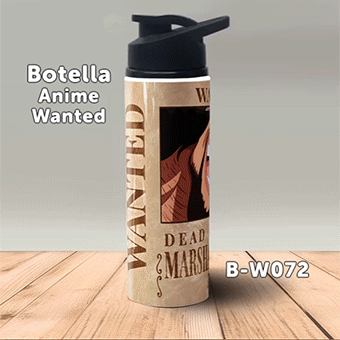 B-W072 Wanted Marshall D Teach Botella (One Piece)
