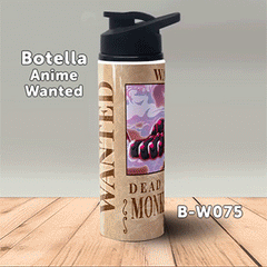 B-W075 Wanted Luffy Botella (One Piece)