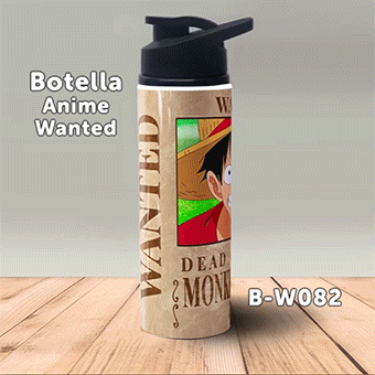 B-W082 Wanted Luffy Botella (One Piece)