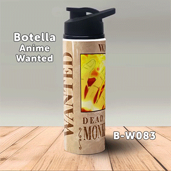 B-W083 Wanted Luffy Botella (One Piece)