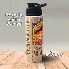 B-W098 Wanted Luffy Botella (One Piece)