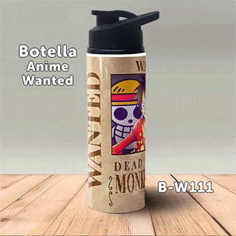 B-W111 Wanted Luffy Botella (One Piece)