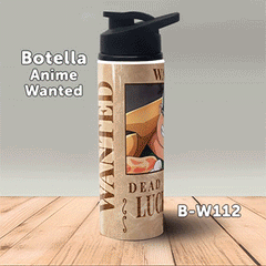 B-W112 Wanted Lucky Roux Botella (One Piece)