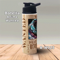 B-W123 Wanted Zoro Botella (One Piece)