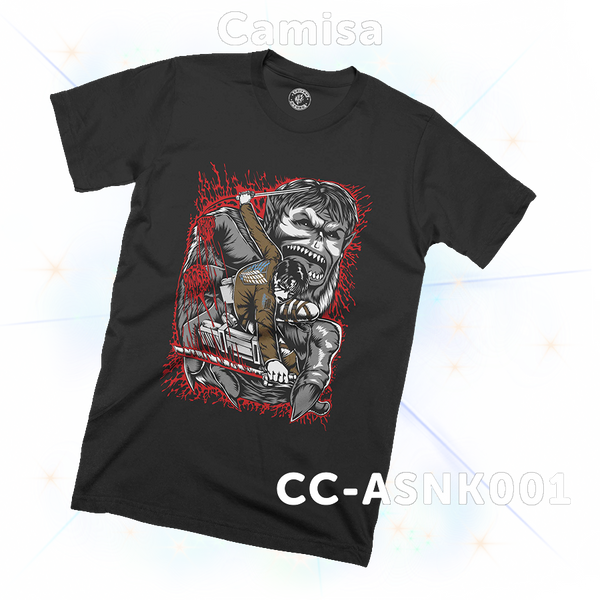 CC-ASNK-001 (Shingeki No Kyojin) Camisa