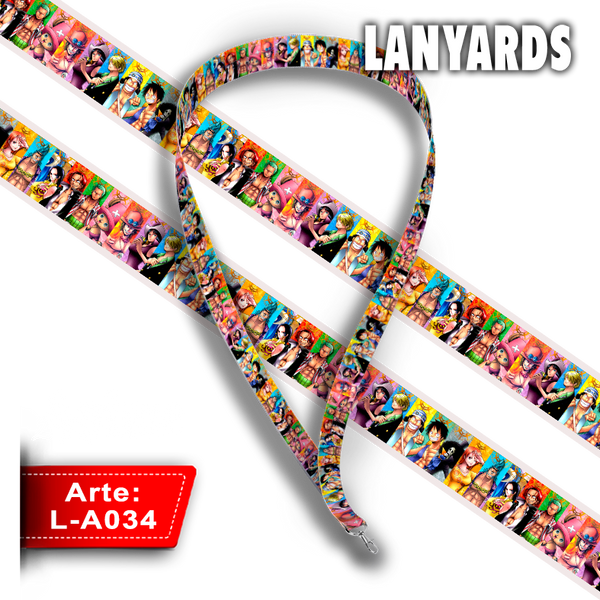 L-A034 Lanyard Anime (One Piece)
