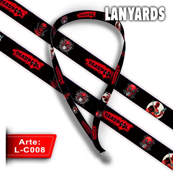 L-C08 Lanyard Comic (Deadpool)