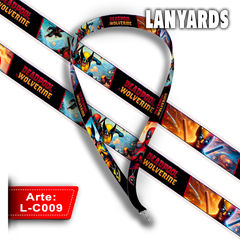 L-C09 Lanyard Comic (Deadpool-Wolverine)