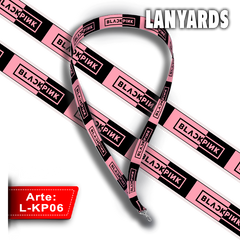 L-KP06 Lanyard KPOP (Black Pink)