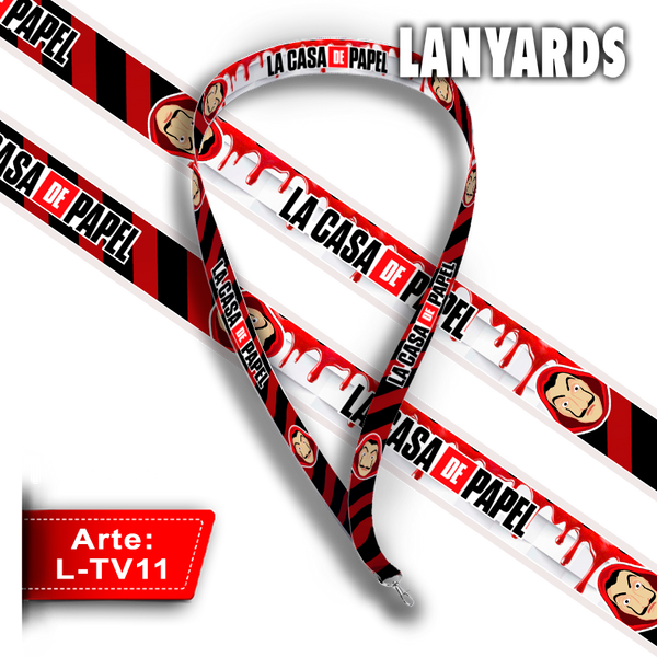 L-TV11 Lanyard TV (La Casa de Papel)
