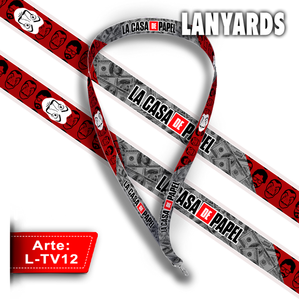L-TV12 Lanyard TV (La Casa de Papel)