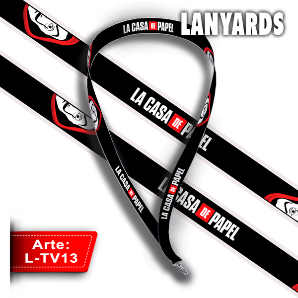 L-TV13 Lanyard TV (La Casa de Papel)