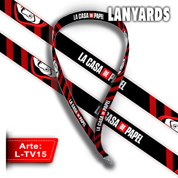 L-TV15 Lanyard TV (La Casa de Papel)