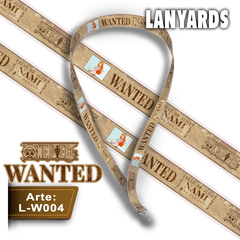 L-W004 Lanyard Wanted Nami (One Piece)
