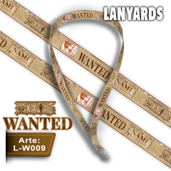 L-W009 Lanyard Wanted Nami (One Piece)