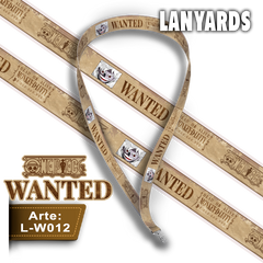 L-W012 Lanyard Wanted Luffy (One Piece)