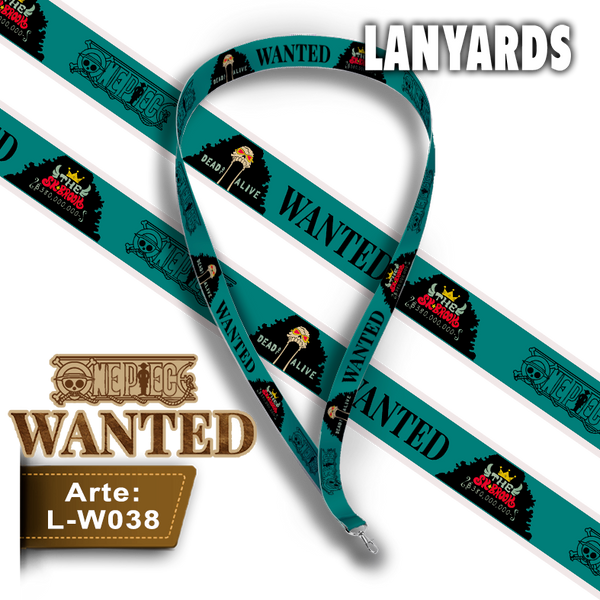L-W038 Lanyard Wanted Brook (One Piece)