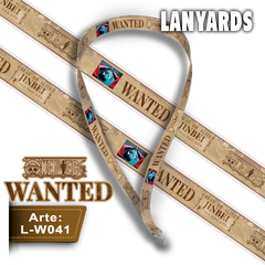 L-W041 Lanyard Wanted Jinbei (One Piece)
