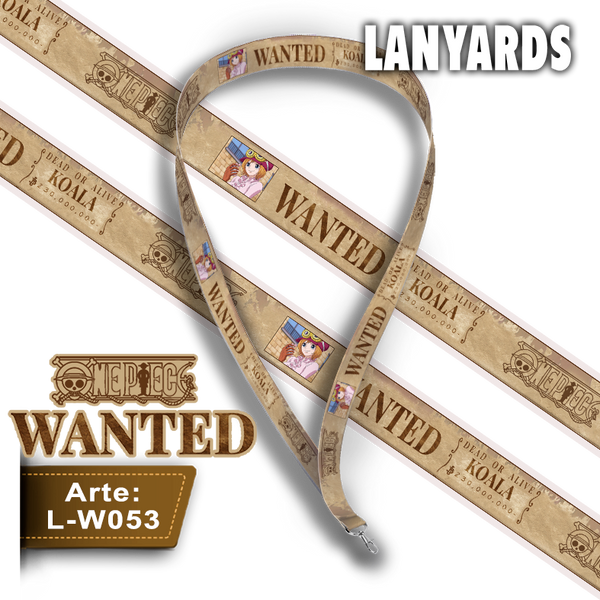 L-W053 Lanyard Wanted Koala (One Piece)