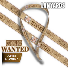 L-W057 Lanyard Wanted Silvers Rayleigh (One Piece)