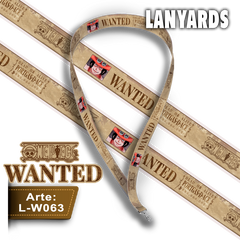 L-W063 Lanyard Wanted Ace (One Piece)