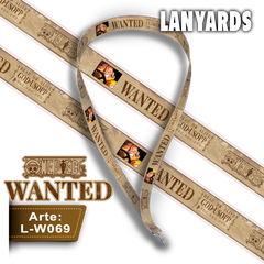 L-W069 Lanyard Wanted Usopp (One Piece)