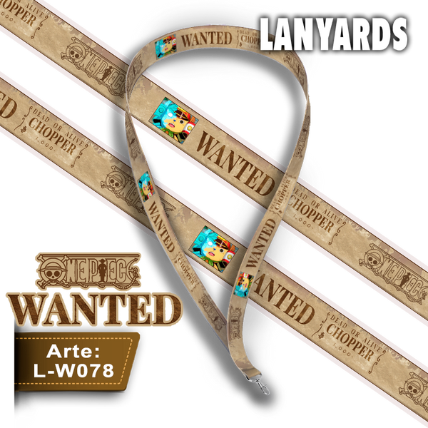 L-W078 Lanyard Wanted Chopper (One Piece)