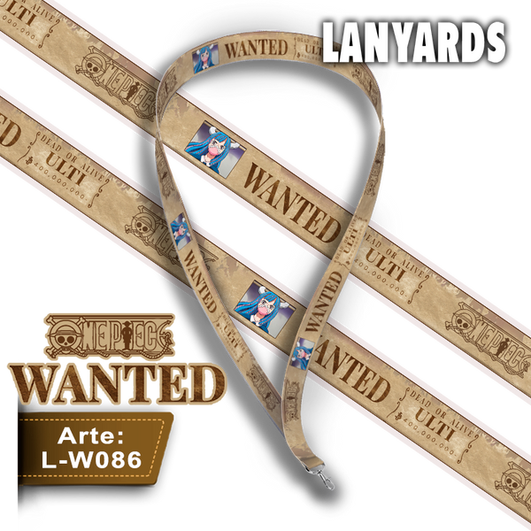 L-W086 Lanyard Wanted Ulti (One Piece)