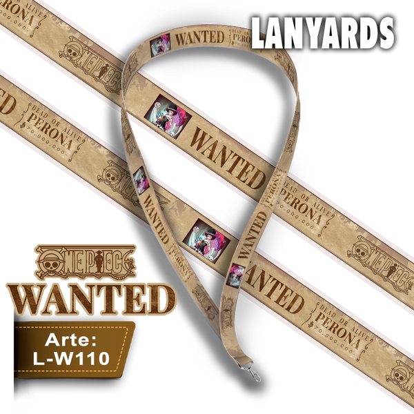 L-W110 Lanyard Wanted Perona (One Piece)