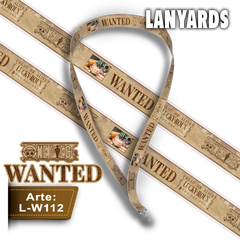 L-W112 Lanyard Wanted Lucky Roux (One Piece)