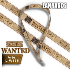 L-W135 Lanyard Wanted Kaido (One Piece)