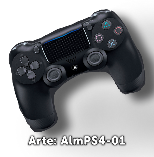 PS4-01  Control Almohada Playstation Negro