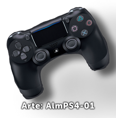 PS4-01  Control Almohada Playstation Negro