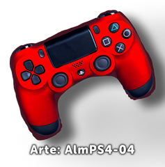 PS4-04  Control Almohada Playstation Rojo