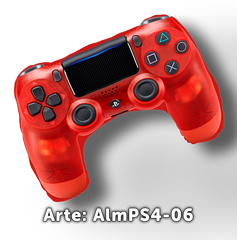PS4-06 Control Almohada Playstation Rojo T