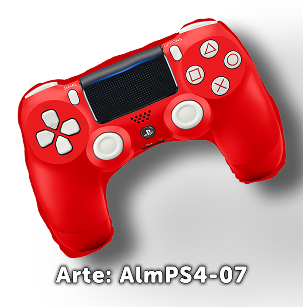 PS4-07 Control Almohada Playstation Rojo B