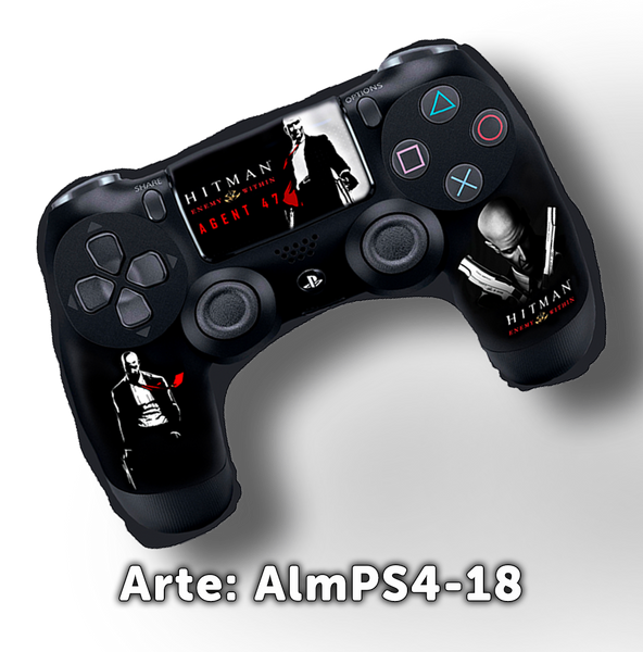 PS4-18 Control Almohada Playstation Hitman A47