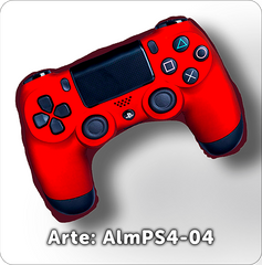 PS4-04  Control Almohada Playstation Rojo