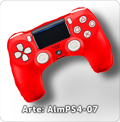 PS4-07 Control Almohada Playstation Rojo B
