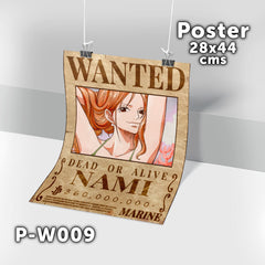 P-W009 Wanted Nami Poster (One Piece)